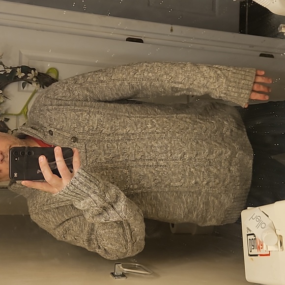 Big and Tall 3XL Grey Sweater - Picture 3 of 3